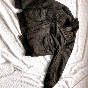 Gin Tonic brown suede men jacket